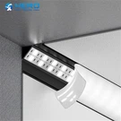 Op de hoek gemonteerde aluminium led-profielbehuizing